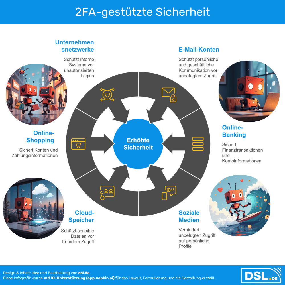 2FA-gestützte Sicherheit