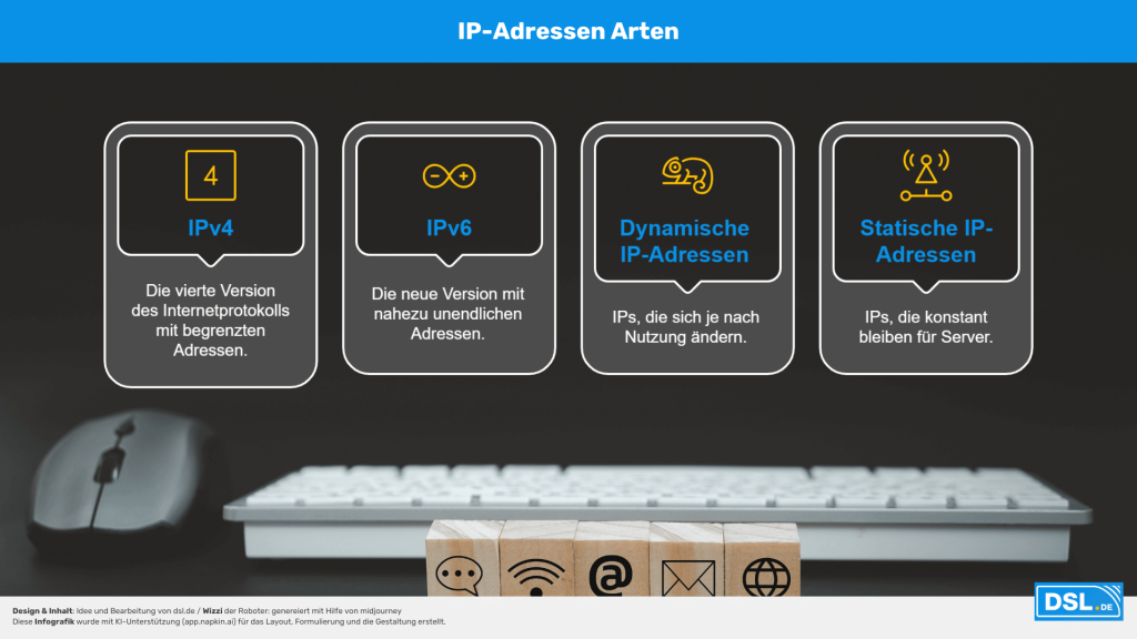 IP-Adressen Arten