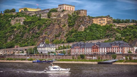 Festung Ehrenbreitstein in Koblenz