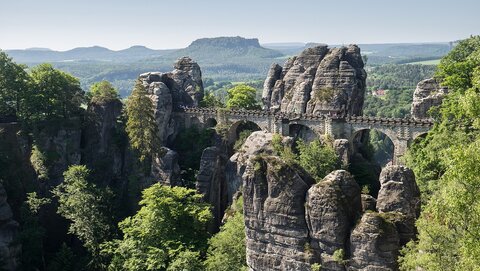 Basteibrücke in Sachsen